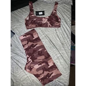 fashion nova two piece camo set
